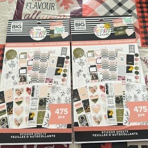 2 Happy Planner sticker books
